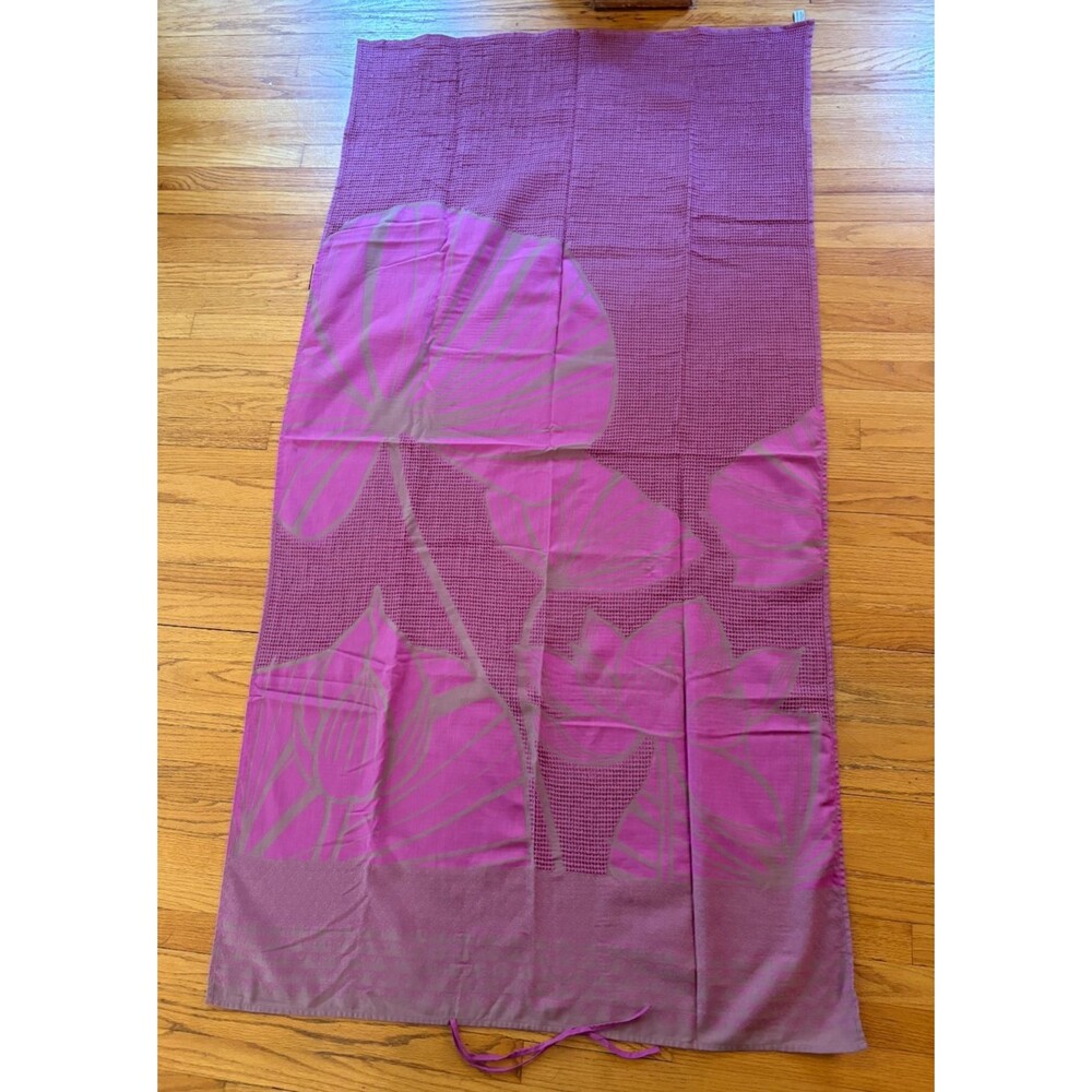 Le Jacquard Francais Beach Towel Amazonie Cotton waffle pink 39 x 79" NWOT